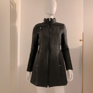 Sleek Black Quilted Jacket